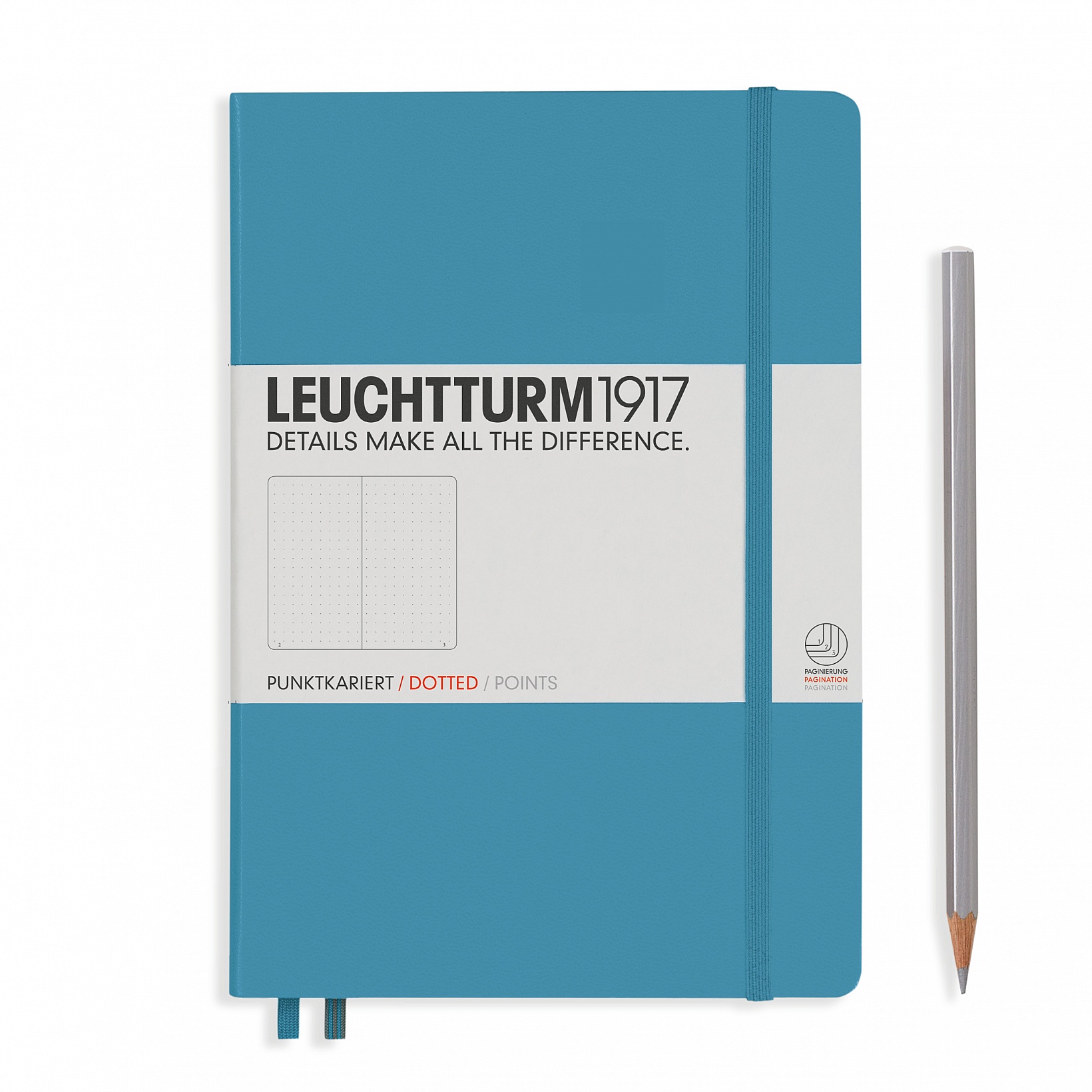 Leuchtturm1917 Medium A5 Notebook - Black, Dot Grid - The Goulet Pen Company