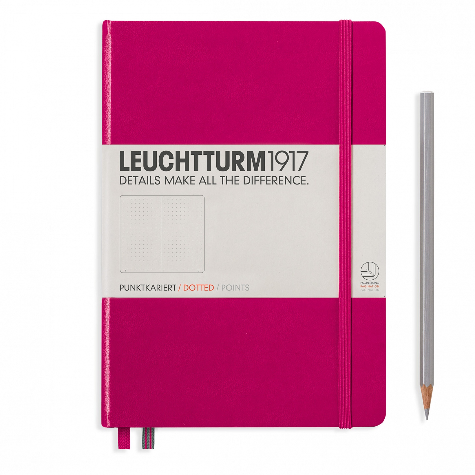 LEUCHTTURM1917 A5 NOTEBOOK BERRY DOTTED