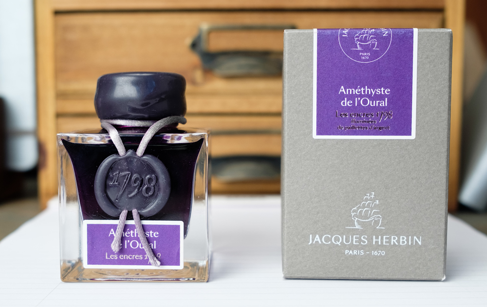 Jacques Herbin 1798 Ink, 50ml Reference # H155/79 Hand-dipped Wax Seal Cap