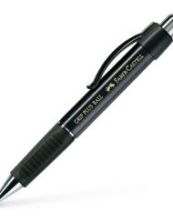 FABER-CASTELL GRIP PLUS BALLPOINT PEN BLACK METALLIC