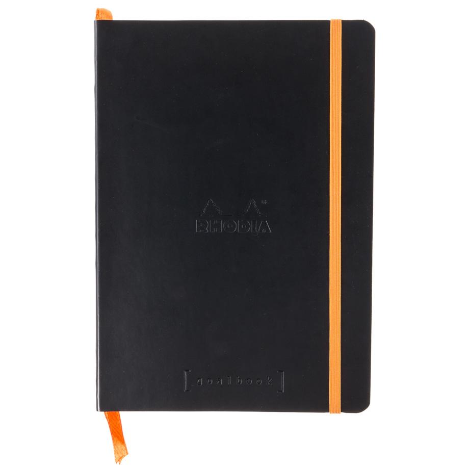 RHODIA GOALBOOK DOT A5 BLACK