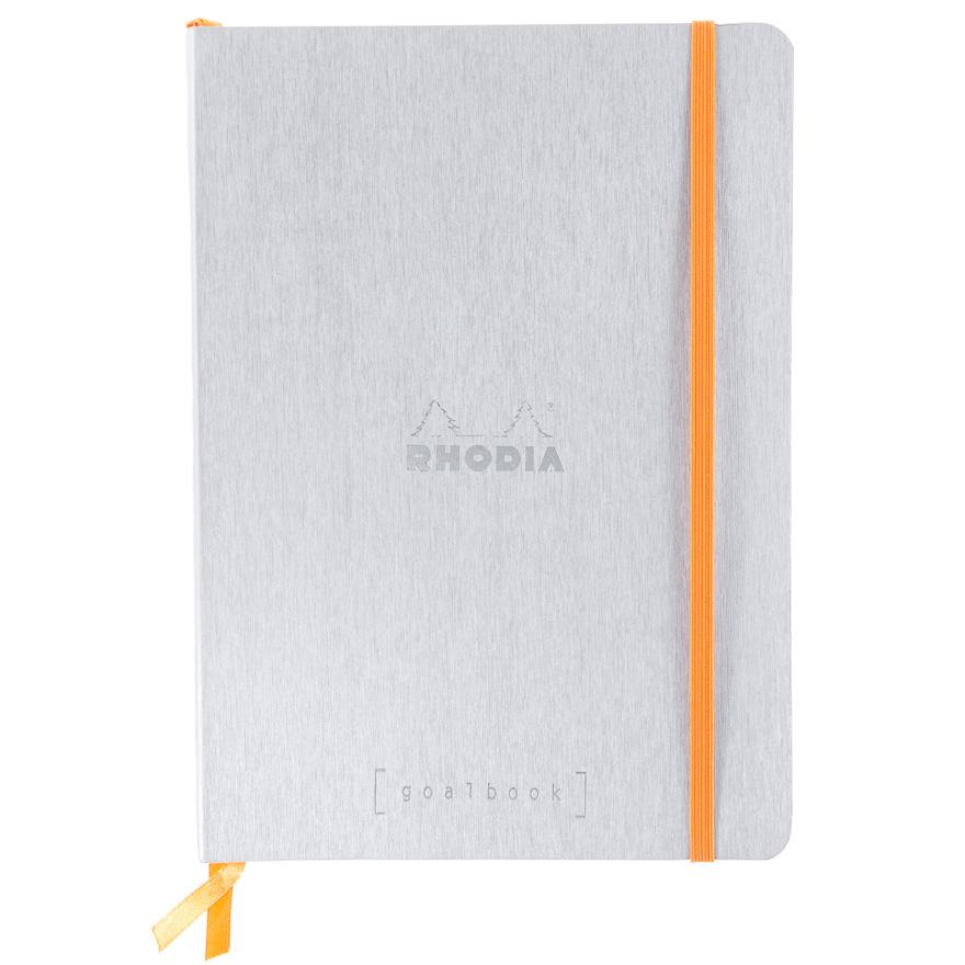 RHODIA GOALBOOK DOT A5 SILVER