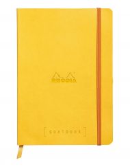 RHODIA GOALBOOK DOT A5 YELLOW