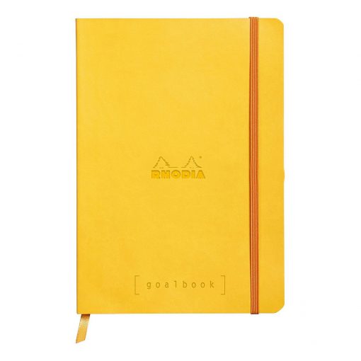 RHODIA GOALBOOK DOT A5 YELLOW