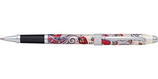 CROSS BOTANICA RED HUMMINGBIRD VINE ROLLERBALL PEN