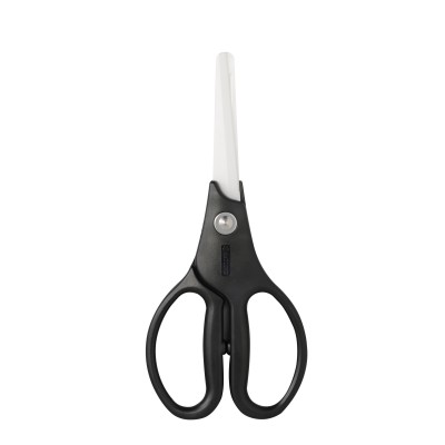 KYOCERA CERAMIC SCISSORS ~ 2.7 white blade with black handle.