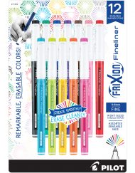 PILOT FRIXION FINELINER 12-PACK