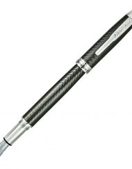 CONKLIN HERRINGBONE GUN METAL FOUNTAIN PEN