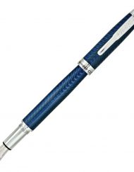 CONKLIN HERRINGBONE NAVY BLUE FOUNTAIN PEN