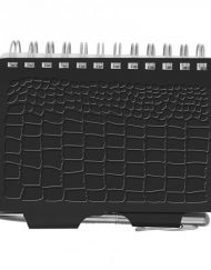 WELLSPRING PASSWORD BOOK CROC BLACK