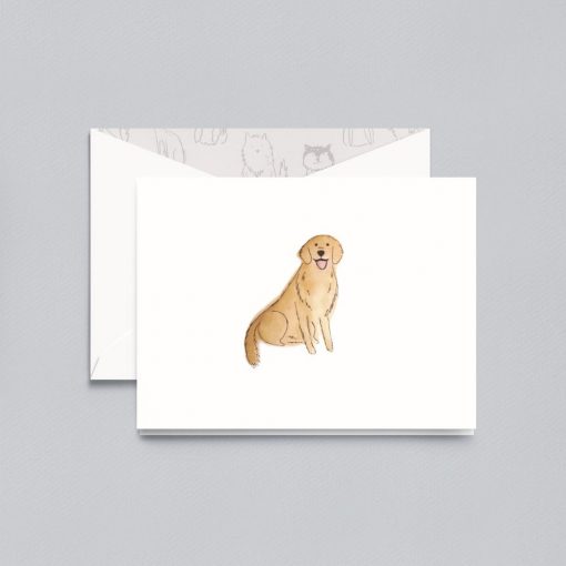 CRANE GOLDEN RETRIEVER NOTE