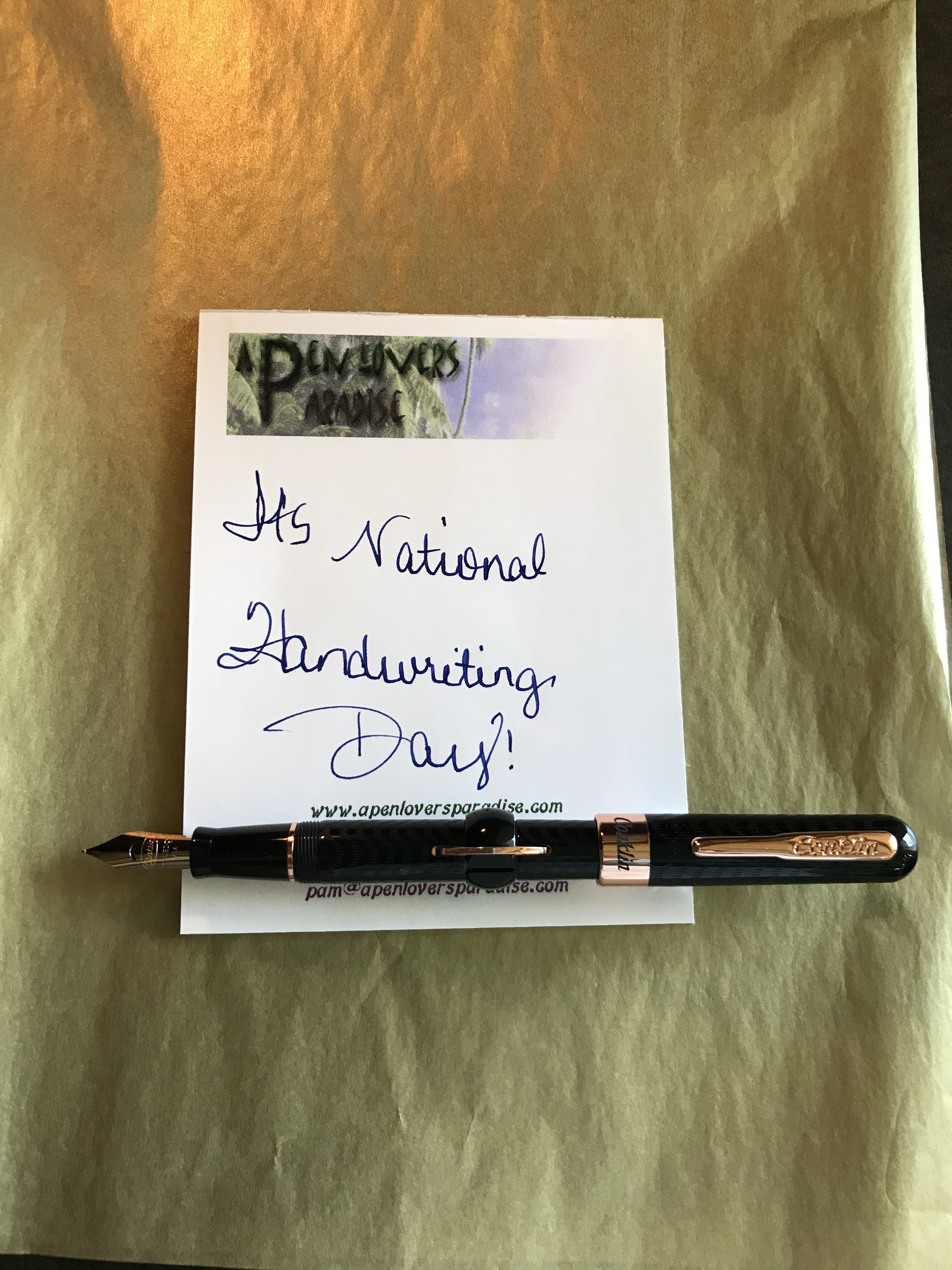 NATIONAL HANDWRITING DAY