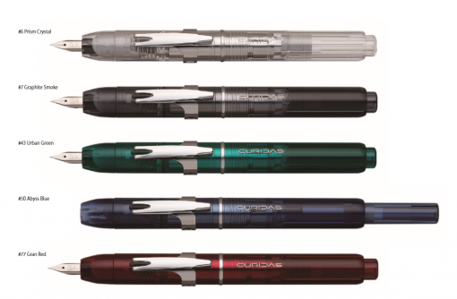 PLATINUM CURIDAS RETRACTABLE FOUNTAIN PEN