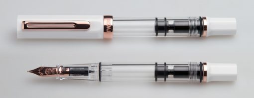 TWSBI ECO WHITE/ROSE GOLD FOUNTAIN PEN