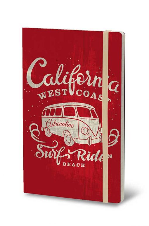 STIFFLEXIBLE NOTEBOOK CALIFORNIA RED