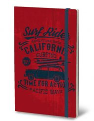 STIFFLEXIBLE NOTEBOOK ADVENTURE RED