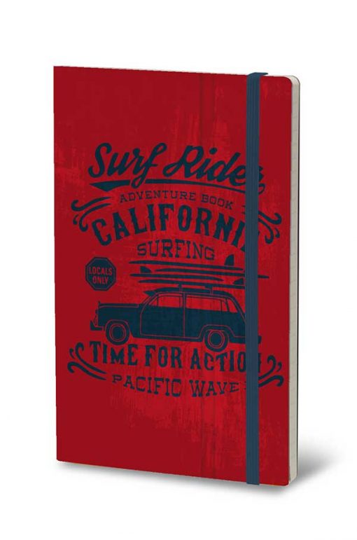 STIFFLEXIBLE NOTEBOOK ADVENTURE RED