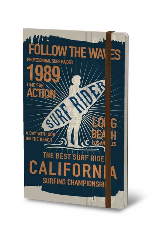 STIFFLEXIBLE NOTEBOOK SURF RIDER BLUE