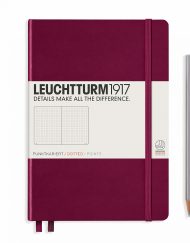 LEUCHTTURM1917 A5 NOTEBOOK PORT RED DOTTED