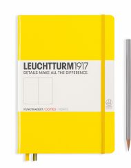 LEUCHTTURM1917 A5 NOTEBOOK LEMON DOTTED