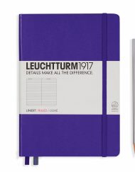 LEUCHTTURM1917 A5 NOTEBOOK PURPLE RULED