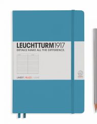 LEUCHTTURM1917 A5 NOTEBOOK NORDIC BLUE RULED