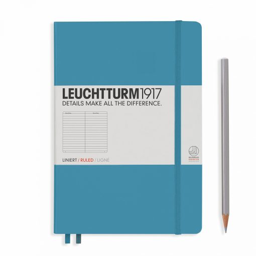 LEUCHTTURM1917 A5 NOTEBOOK NORDIC BLUE RULED