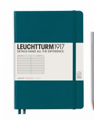 LEUCHTTURM1917 A5 NOTEBOOK PACIFIC GREEN RULED