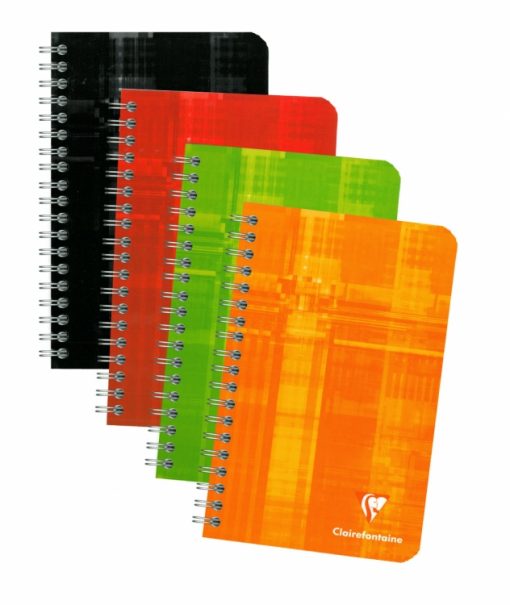 8606 CLAIREFONTAINE WIREBOUND NOTEBOOKS RULED 4 ¼ x 6 ¾