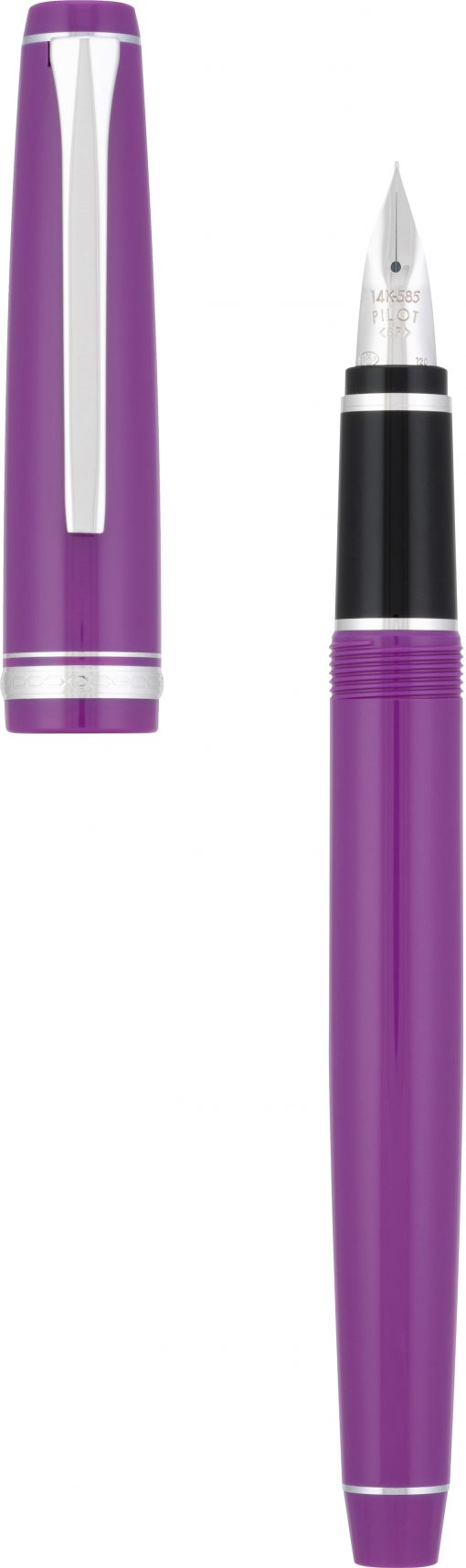 PILOT FALCON PURPLE/RHODIUM FOUNTAIN PEN