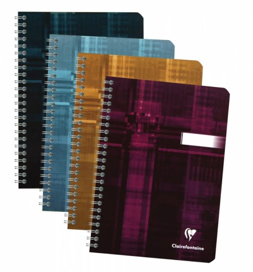8546 CLAIREFONTAINE WIREBOUND NOTEBOOKS RULED 6 x 8¼