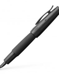 FABER-CASTELL E-MOTION PURE BLACK FOUNTAIN PEN