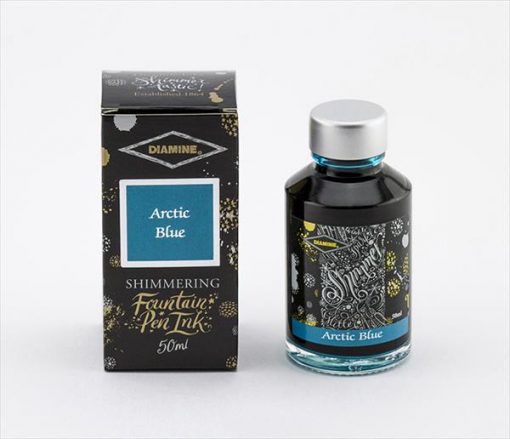 DIAMINE ARCTIC BLUE SHIMMER INK