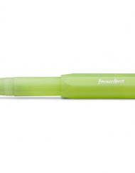 KAWECO FROSTED SPORT FOUNTAIN PEN FINE LIME