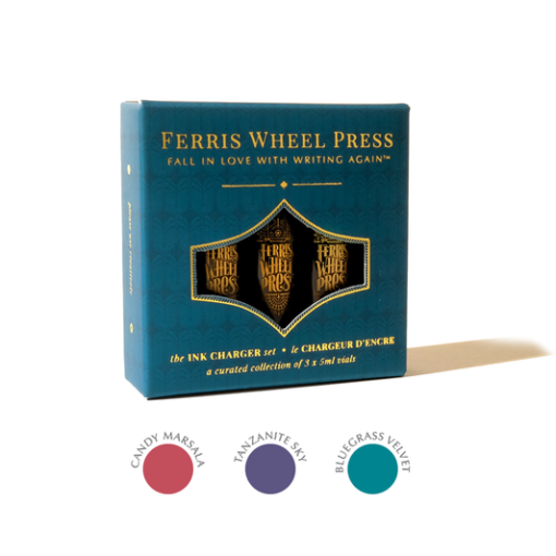 FERRIS WHEEL PRESS INK CHARGER SET ORIGINAL TRIO