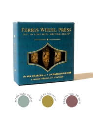 FERRIS WHEEL PRESS INK CHARGER SET MOSS PARK COLLECTION