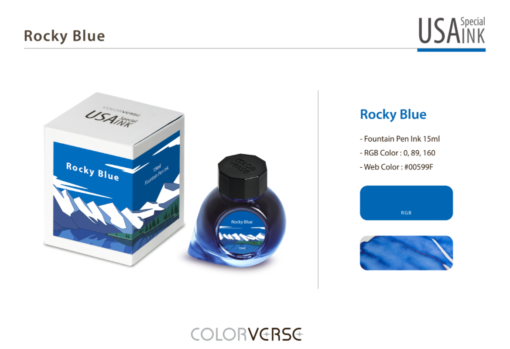 COLORVERSE USA SPECIAL SERIES CO ROCKY BLUE