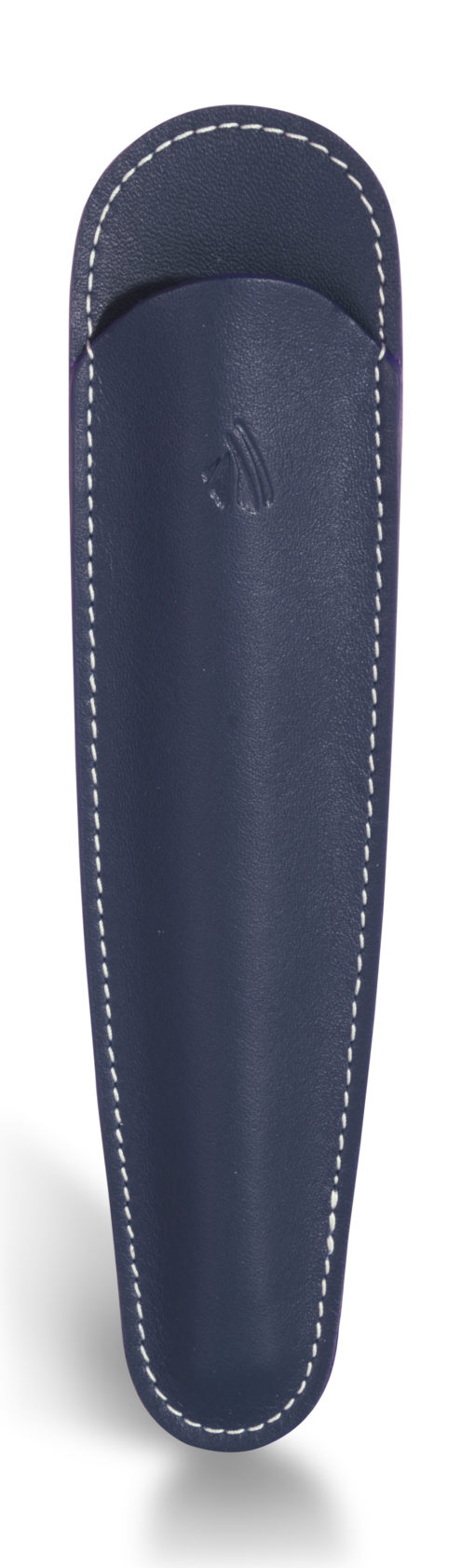 RECIFE LEATHER PEN POUCH NAVY BLUE