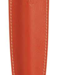 RECIFE LEATHER PEN POUCH ORANGE