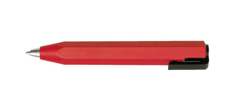 WORTHER SHORTY CLUTCH PENCIL RED/BLACK CLIP
