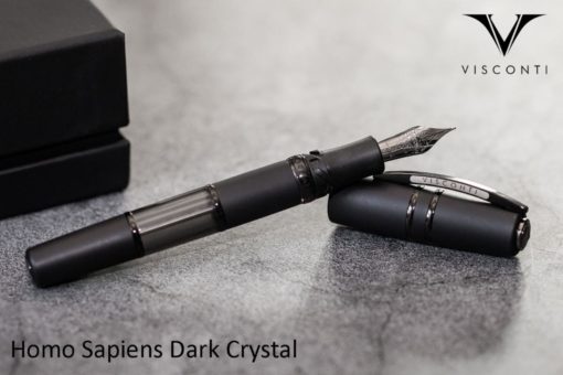 VISCONTI HOMO SAPIENS DARK CRYSTAL FOUNTAIN PEN