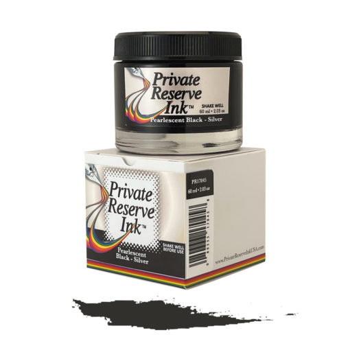 PRIVATE RESERVE INK PEARLESCENT BLACK-SILVER