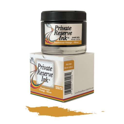 PRIVATE RESERVE INK PEARLESCENT ORANGE-SILVER