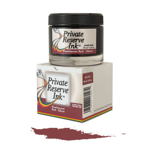 PRIVATE RESERVE INK PEARLESCENT RED-SILVER