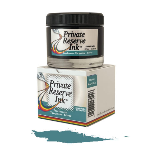 PRIVATE RESERVE INK PEARLESCENT TURQUOISE-SILVER