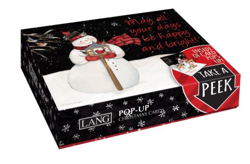 LANG SAM SNOWMAN POP-UP CHRISTMAS CARDS