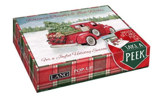 LANG SANTAS TRUCK POP-UP CHRISTMAS CARDS