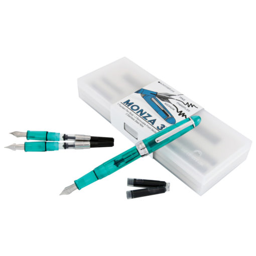 MONTEVERDE MONZA 3 FOUNTAIN PEN GIFT SET TEAL