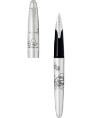 PILOT STERLING SILVER MT. FUJI FOUNTAIN PEN