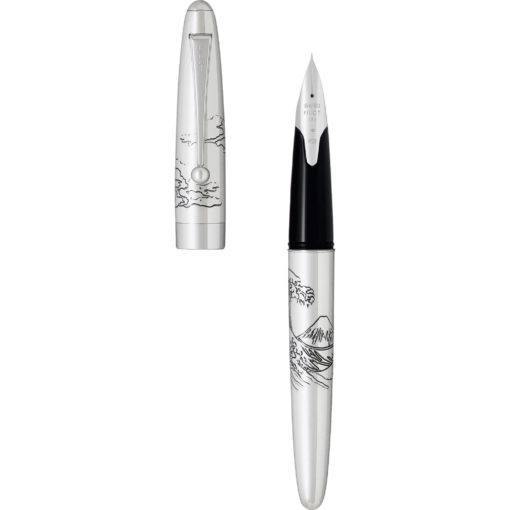 PILOT STERLING SILVER MT. FUJI FOUNTAIN PEN